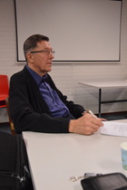 Simo Syrjälä toimi kokouksen puheenjohtajana.