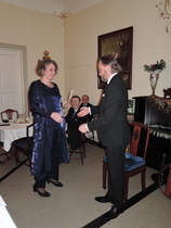 Ansiomerkkejäkin jaettiin, Jutta Varjus, sininen Leijona.