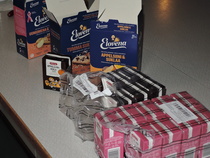 Tarjottavat olivat vaatimattomat myös tässäkin kokouksessa