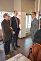 Vielä pikatapaaminen kaupunginvaltuuston puheenjohtajan Jani Kurvisen sekä kaupunginjohtaja Sami Suikkasen kanssa.